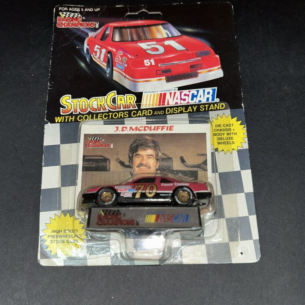 1/64 RACING CHAMPIONS FACTORY ERROR RICK MAST CARD J D McDUFFIE #70 SON’S AUTO
